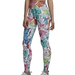 Nike Power Women's Diamond Printed Mid Rise Training Leggings Multicolor XXL